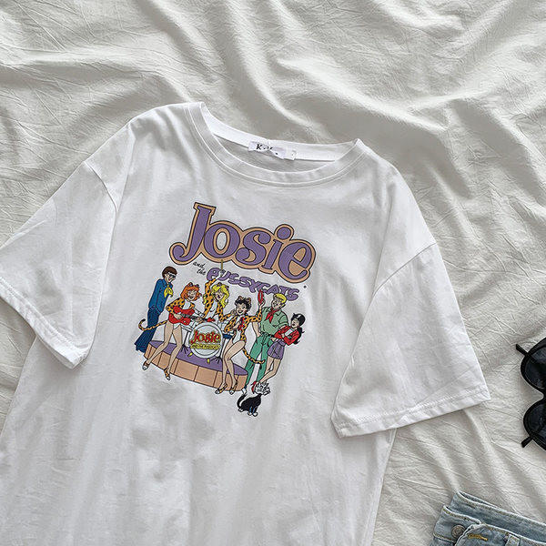 Tricou dama in doua culori cu aplicatie