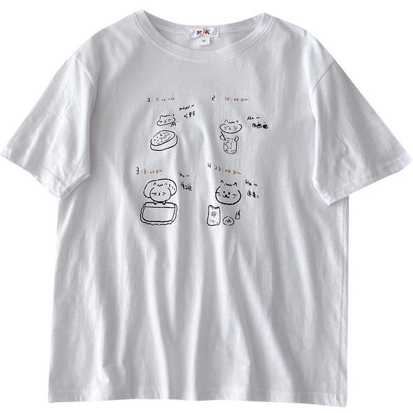 Tricou lat cu decolteu oval si aplicatie - pentru femei