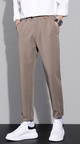 Ανδρικό ίσιο παντελόνι casual με τσέπες σε τρία χρώματα