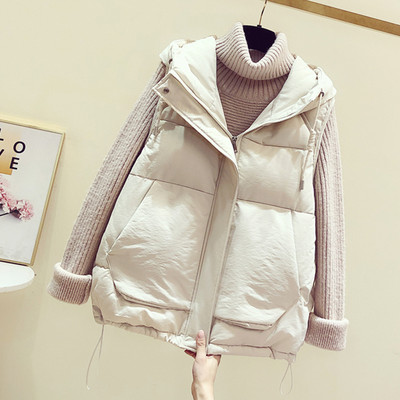 Vesta lata zilnica cu buzunare si gluga