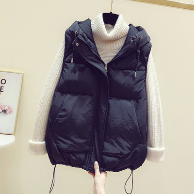 Vesta lata zilnica cu buzunare si gluga