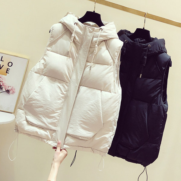 Vesta lata zilnica cu buzunare si gluga