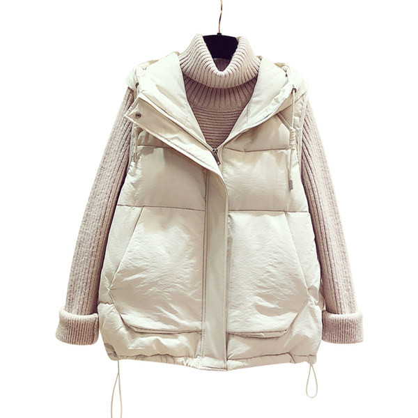 Vesta lata zilnica cu buzunare si gluga