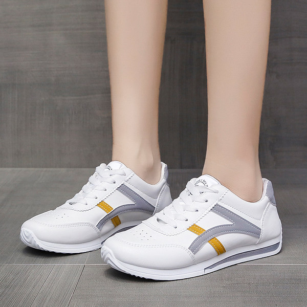 Tenisi casual din piele ecologica pentru femei