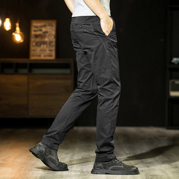 Μακρύ ανδρικό casual παντελόνι με τσέπες