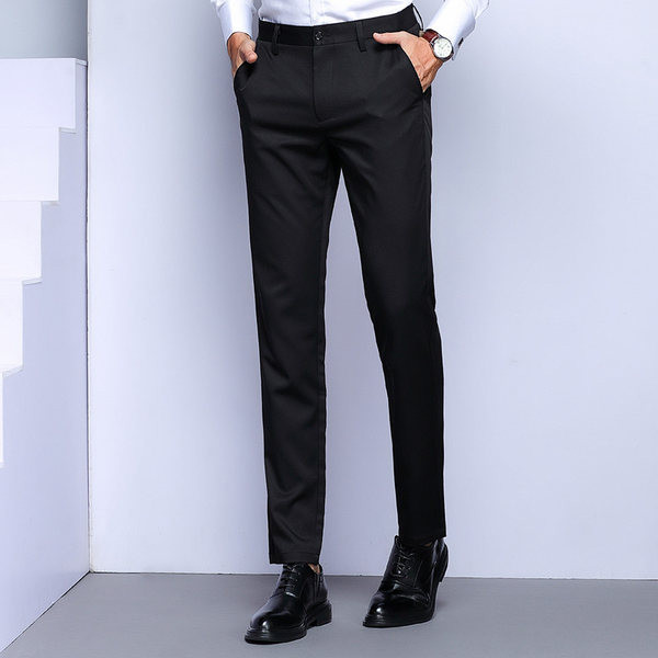 Pantaloni eleganti model drept barbati