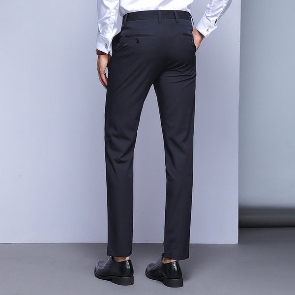 Pantaloni eleganti model drept barbati