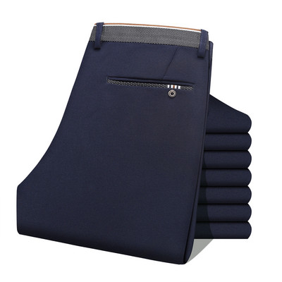 Pantaloni formali pentru barbati cu buzunare si lungime 9/10