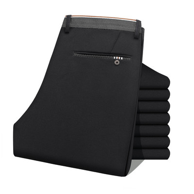 Pantaloni formali pentru barbati cu buzunare si lungime 9/10