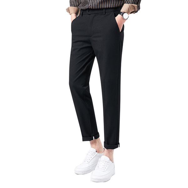 Pantaloni barbatesti la moda cu lungimea de 9/10