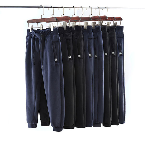 Pantaloni sport pentru bărbați cu căptușeală cu cravate