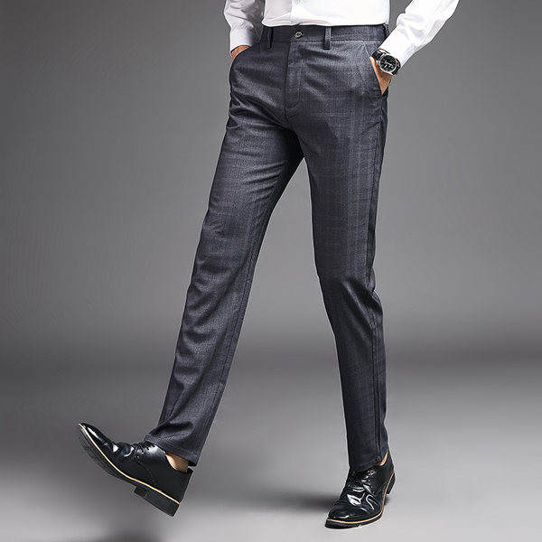 Ανδρικό καρό παντελόνι ίσιο μοντέλο