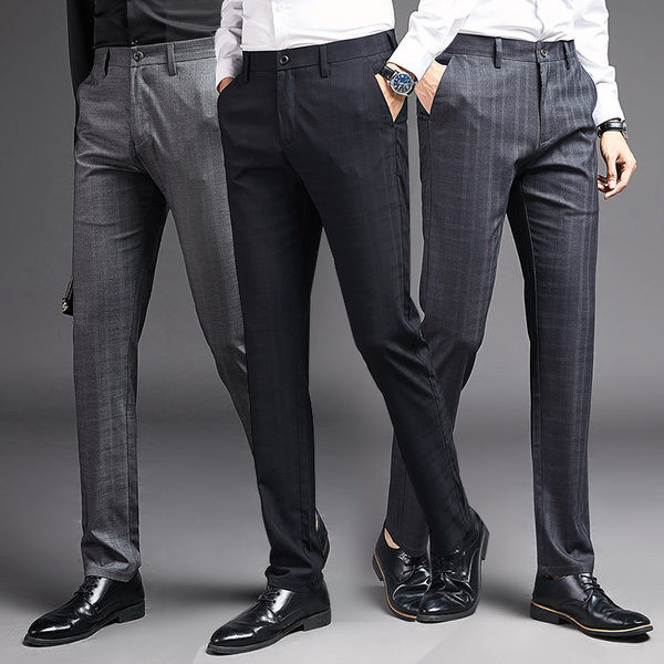 Ανδρικό καρό παντελόνι ίσιο μοντέλο