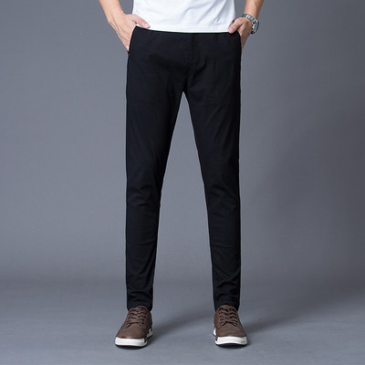 Pantaloni barbati monocolor - model drept