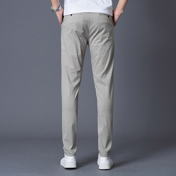 Pantaloni barbati monocolor - model drept