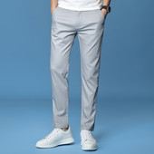Pantaloni casual slim pentru barbati - model drept