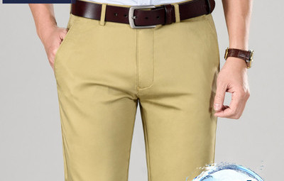 Pantaloni barbati primavara-toamna model drept