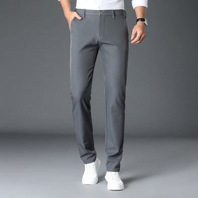 Pantaloni elastic pentru bărbați cu talie standard