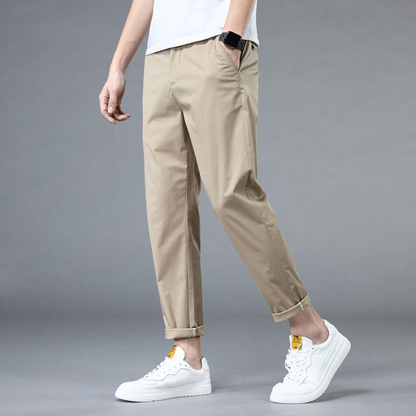 Pantaloni barbati monocolor cu buzunare in mai multe culori