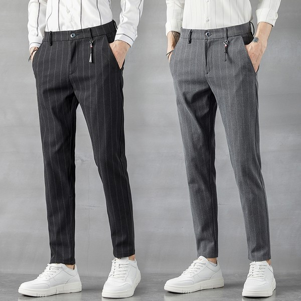 Pantaloni lungi de barbati cu buzunare in mai multe culori