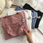 Bluză casual de damă cu decolteu pătrat - patru culori