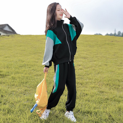 Set zilnic pentru copii pentru fete cu glugă sau fără glugă