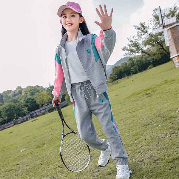 Set zilnic pentru copii pentru fete cu glugă sau fără glugă