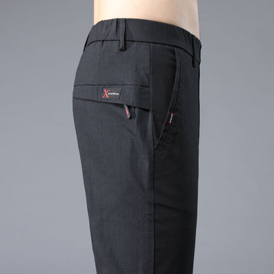 Pantaloni subțiri de primăvară-toamnă cu talie elastică