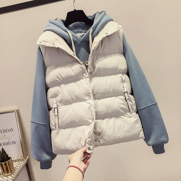 Vesta de iarna din bumbac cu inchidere - nasturi