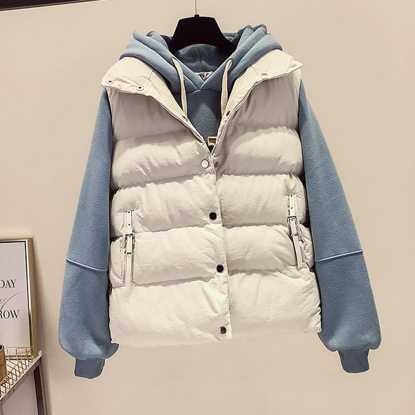 Vesta de iarna din bumbac cu inchidere - nasturi