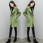 Palton scurt de dama cu buzunare model slim