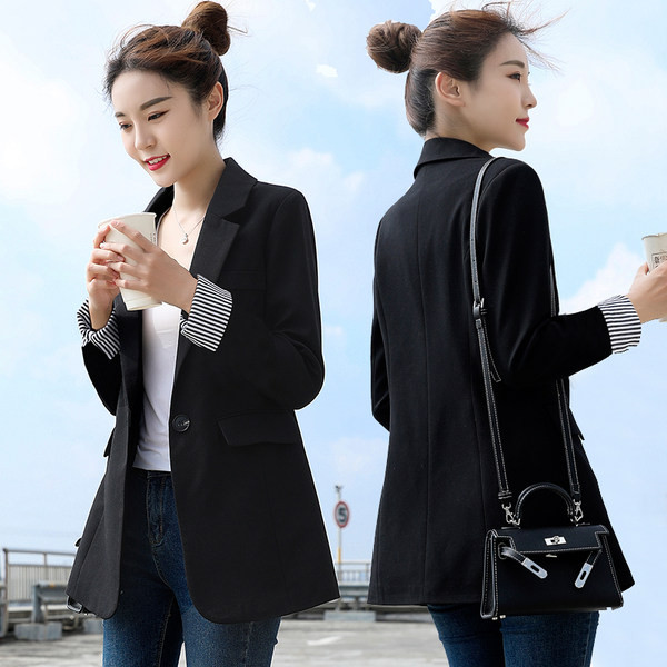 Palton scurt și subțire de damă elegant, cu nasture