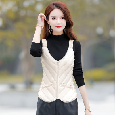 Model nou vesta primavara-toamna cu fermoar - model montat