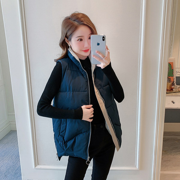 Vesta de iarna dama cu fermoare laterale