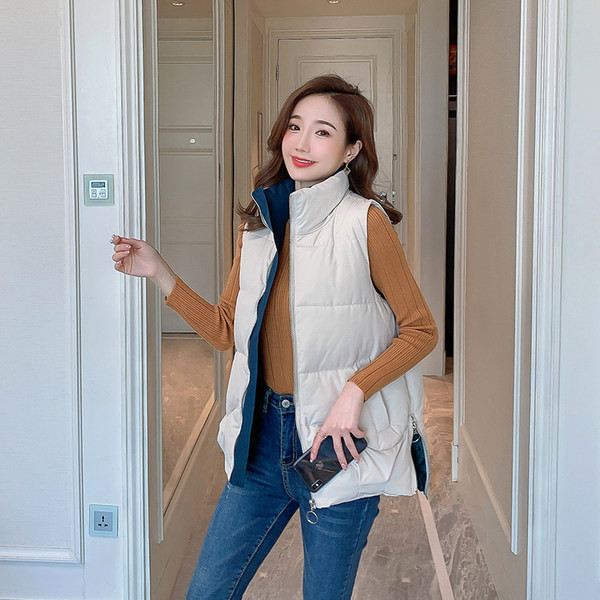 Vesta de iarna dama cu fermoare laterale