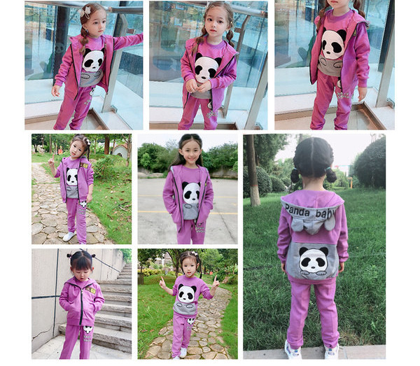 Set zilnic pentru copii din trei părți potrivit pentru fete sau băieți