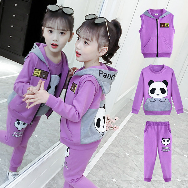 Set zilnic pentru copii din trei părți potrivit pentru fete sau băieți