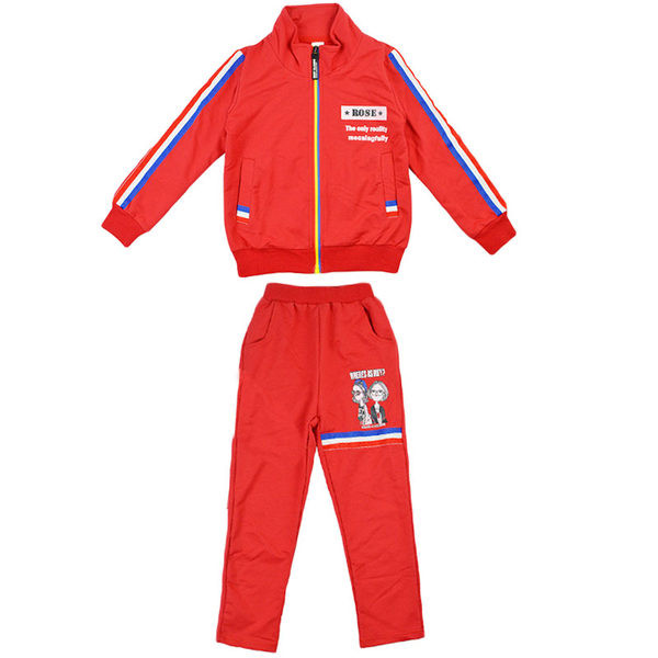 Set copii model nou din doua piese in roz si rosu