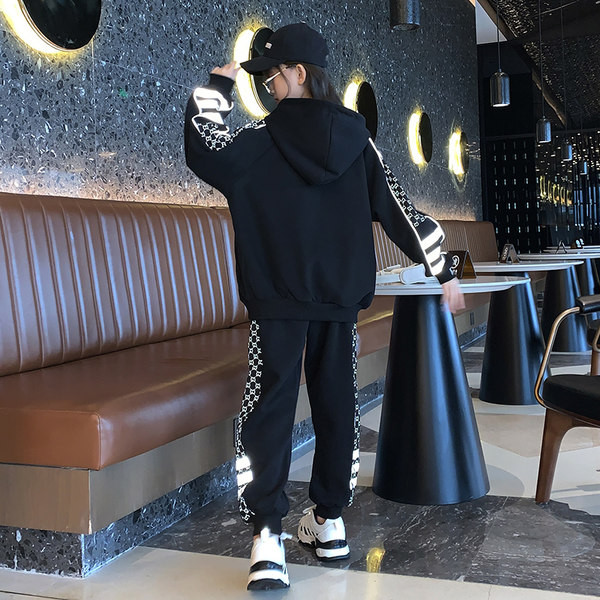 Set zilnic pentru copii pentru fete în negru