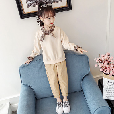 Set de bluza pentru copii cu panglica si pantaloni