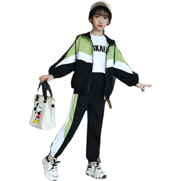 Set sport zilnic pentru fete in trei culori