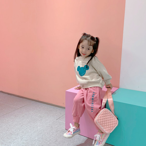 Set de zi pentru copii pentru fete în două părți potrivit pentru toamnă