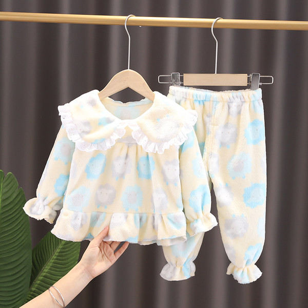 Παιδικό πουπουλένιο σετ - μπλούζα και παντελόνι