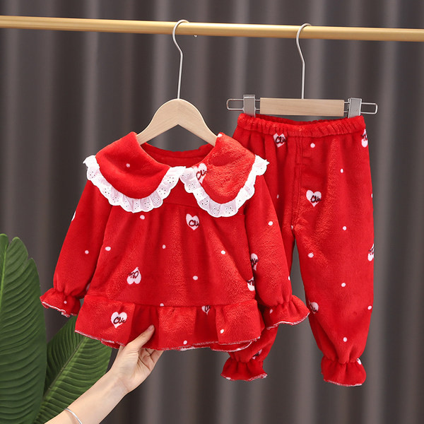 Παιδικό πουπουλένιο σετ - μπλούζα και παντελόνι