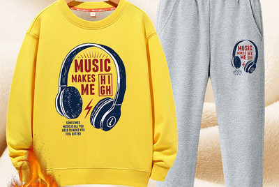 Set captusit copii pentru baieti in doua parti cu aplicare de culoare