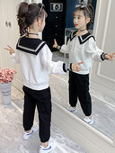 Dječji set za djevojčice u crno-bijeloj boji