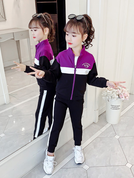 Set zilnic pentru fete în roșu și negru