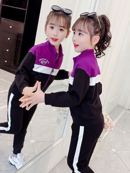 Set zilnic pentru fete în roșu și negru