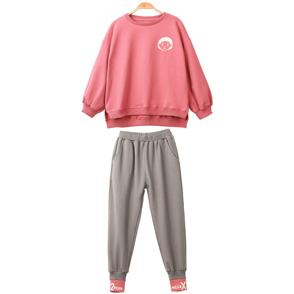 Set de bluză pentru copii cu mâneci lungi și pantaloni largi