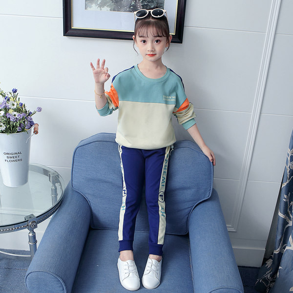 Παιδικό σετ για κορίτσια σε μπλε και ροζ χρώμα